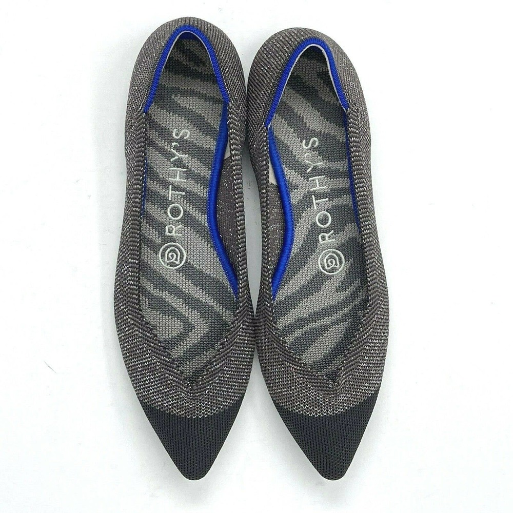 Rothy's The Point Twilight Metallic Captoe 6.5 - image 2